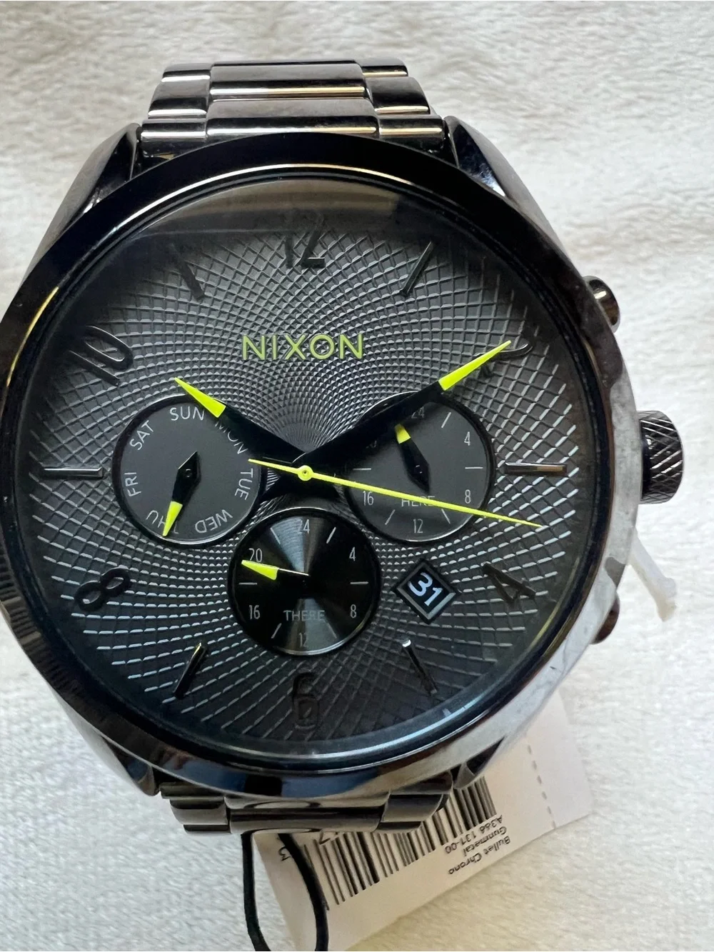 Nixon The Bullet Chrono Men's Gunmetal Stainless Steel Watch